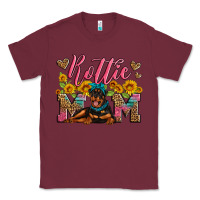 Burgundy rottweiler mom Classic Tee - Artiststas