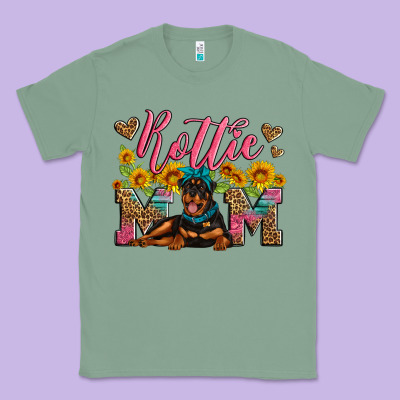 Rottweiler Mom Classic Tee Designed By Artiststas