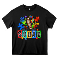 Black american football support squad autism Heavy Core Tee - Zillion Design Studio