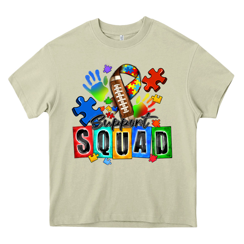 American Football Support Squad Autism Heavy Core Tee by Zillion Design Studio | Teevron