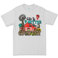 Dove Grey life is better in the country Premium Tee - Zillion Design Studio