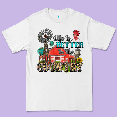 Life Is Better In The Country Premium Tee Designed By Zillion Design Studio