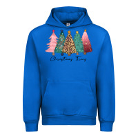 Cobalt christmas trees Urban Hoodie - CowGirlArtShop