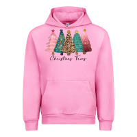 Fuchsia Pink christmas trees Urban Hoodie - CowGirlArtShop