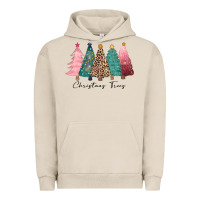 Pigment French Oak christmas trees Urban Hoodie - CowGirlArtShop