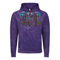 Cloud Purple summer nana Vintage Hoodie - CowhideDigitalArt