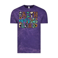 Cloud Purple faith over fear Vintage Tee - JahusDesignShop