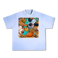 Grape Ice autumn cows seamless pattern Urban Heavy Tee - BundleAndBundleShop