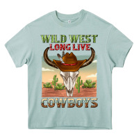 Arona wild west long live cowboys Heavy Core Tee - texasbilliewilder