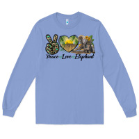 Peace Love Elephant Long Sleeve Tee | Teevron