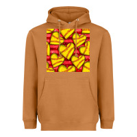 Meerkat softball hearts seamless pattern Heavyweight Hoodie - BundleAndBundleShop