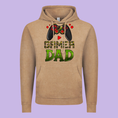 Gamer Dad Vintage Hoodie Designed By Hra Design Shop