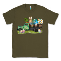 Army Green easter hunt i̇n truck Classic Tee - AdoDesignShop