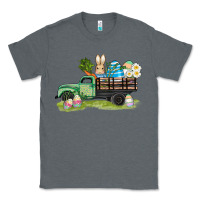 Charcoal Heather easter hunt i̇n truck Classic Tee - AdoDesignShop