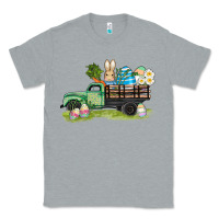 Heather Grey easter hunt i̇n truck Classic Tee - AdoDesignShop