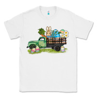 White easter hunt i̇n truck Classic Tee - AdoDesignShop