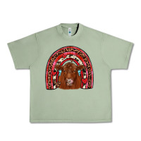 Oil Green valentines red angus rainbow Urban Heavy Tee - JahusDesignShop