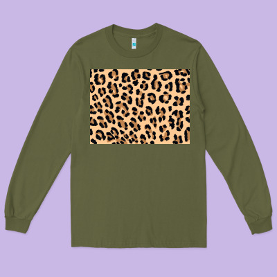 Leopard Background 3200x2400 Long Sleeve Tee Designed By Adodesignshop