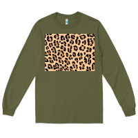 Army Green leopard background 3200x2400 Long Sleeve Tee - AdoDesignShop