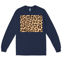 Navy leopard background 3200x2400 Long Sleeve Tee - AdoDesignShop