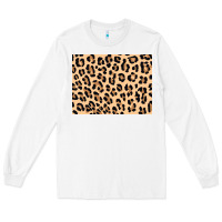 White leopard background 3200x2400 Long Sleeve Tee - AdoDesignShop