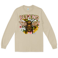 Mushroom bee kind Long Sleeve Tee - NancyCooperArtShop