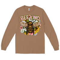 Toasted Coconut bee kind Long Sleeve Tee - NancyCooperArtShop