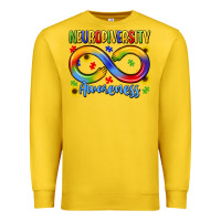 Lemon neurodiversity awareness Premium Sweatshirt - LillyAllenDesigns