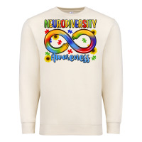 Sandshell neurodiversity awareness Premium Sweatshirt - LillyAllenDesigns