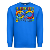 True Royal neurodiversity awareness Premium Sweatshirt - LillyAllenDesigns