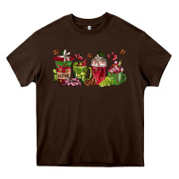 Chocolate Brown wine coffee cups Heavy Core Tee - texasbilliewilder
