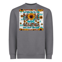 Storm god gifted me two titles mom and grandma and i rock them both Heavyweight Sweatshirt - JahusDesignShop