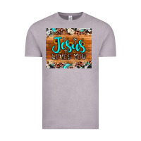 Vintage Zinc jesus loves you Vintage Tee - JahusDesignShop