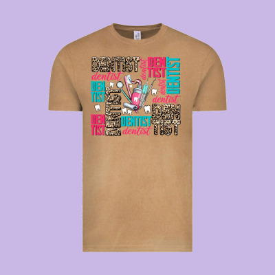 Dentist Vintage Tee Designed By Adodesignshop