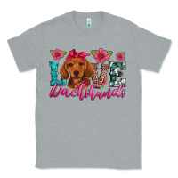 Heather Grey love dachshunds Classic Tee - Artiststas