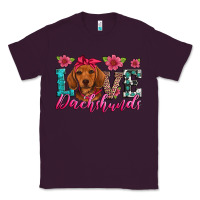 Plum love dachshunds Classic Tee - Artiststas