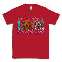 Red love dachshunds Classic Tee - Artiststas