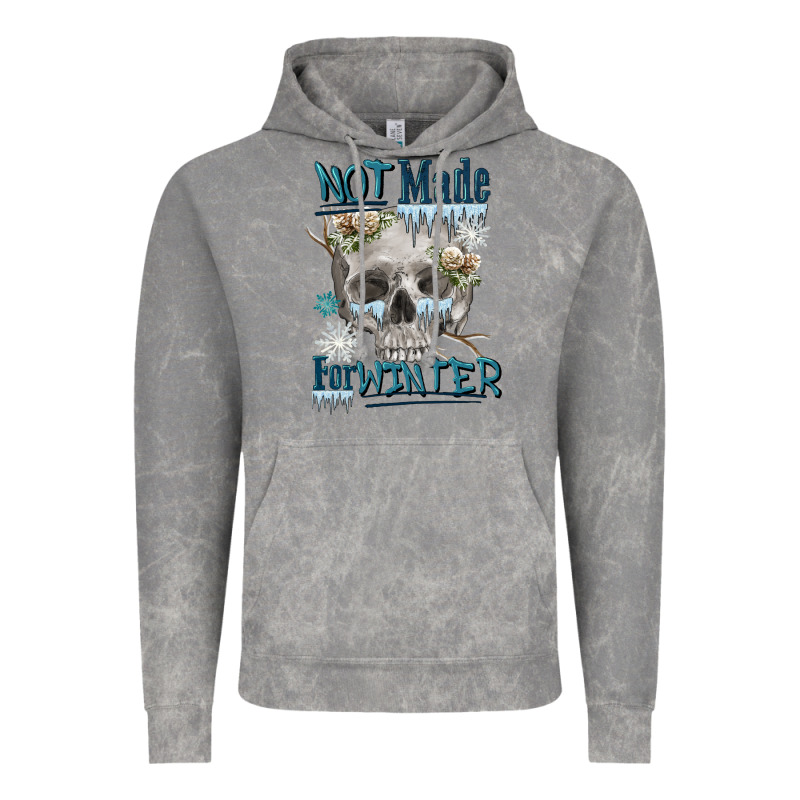 Not Made For Winter Skull Vintage Hoodie by FaDigitalArtStudio | Teevron