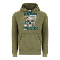 Vintage Olive not made for winter skull Vintage Hoodie - FaDigitalArtStudio