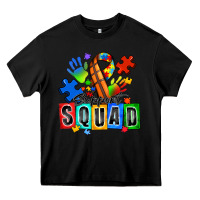 Black basketball support squad autism Heavy Core Tee - Zillion Design Studio