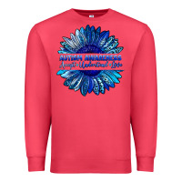 Cardinal autism awareness accept understand love blue Premium Sweatshirt - LillyAllenDesigns