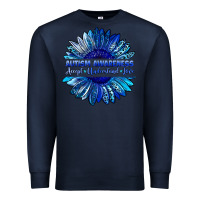 Navy autism awareness accept understand love blue Premium Sweatshirt - LillyAllenDesigns