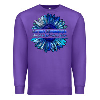 Purple autism awareness accept understand love blue Premium Sweatshirt - LillyAllenDesigns