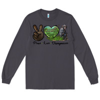 Smoke Peace Love Chimpanzee Long Sleeve Tee - LillyAllenDesigns