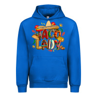 Cobalt cinco de mayo taco lady Urban Hoodie - CowGirlArtShop