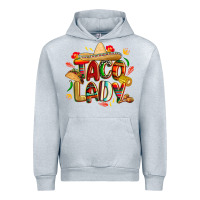 Heather Grey cinco de mayo taco lady Urban Hoodie - CowGirlArtShop