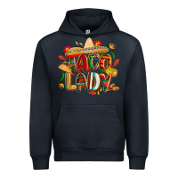 Navy cinco de mayo taco lady Urban Hoodie - CowGirlArtShop