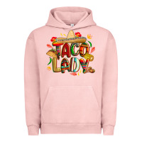 Pigment Salmon cinco de mayo taco lady Urban Hoodie - CowGirlArtShop