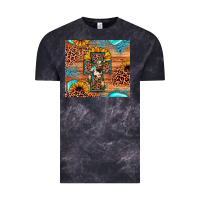 Cloud Black leopard cross sunflower Vintage Tee - JahusDesignShop