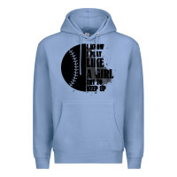 Colony Blue I Know I Play Like A Girl Try To Keep Up Premium Hoodie - Bettercallsaul